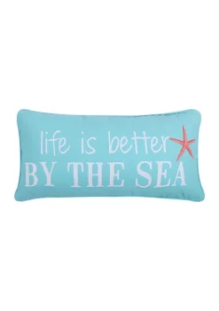 Promo ๐ Levtex Home Teal Life is Better by the Sea Pillow ๐ 9 Promo ๐ Levtex Home Teal Life is Better by the Sea Pillow ๐ -Cheap Levtex Store Belk 2000