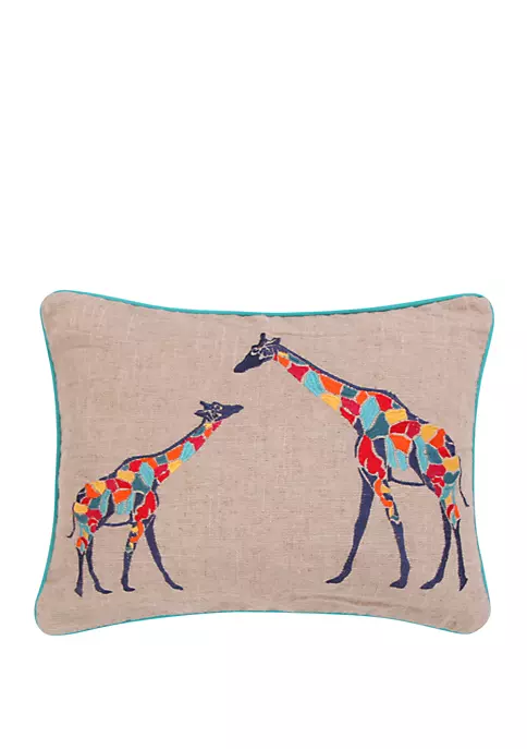 Discount 🌟 Levtex Home Mackenzie Giraffes Pillow 🌟 3 Discount 🌟 Levtex Home Mackenzie Giraffes Pillow 🌟
