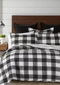 Discount 🥰 Levtex Camden Black Full Bedspread Set 🔥