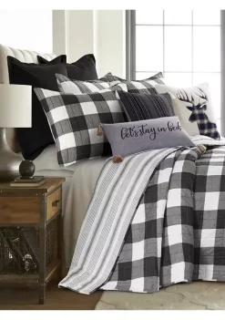 Discount 🥰 Levtex Camden Black Full Bedspread Set 🔥 -Cheap Levtex Store Belk 2009