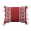 Discount ๐งจ Levtex Home Kassandra Red Embroidered Tassel Pillow โค๏ธ 2 Discount ๐งจ Levtex Home Kassandra Red Embroidered Tassel Pillow โค๏ธ -Cheap Levtex Store Belk 2030