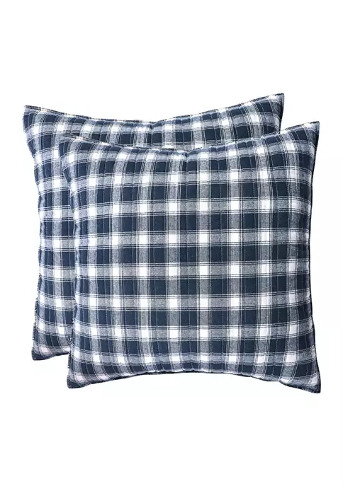 Hot Sale ⭐ Levtex Home Lodge Euro Sham Set of 2 🔥 3 Hot Sale ⭐ Levtex Home Lodge Euro Sham Set of 2 🔥