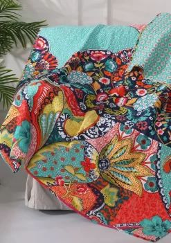 Outlet 🎁 Levtex Home Jules Quilted Throw ⌛ -Cheap Levtex Store Belk 2098