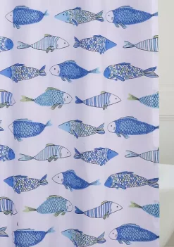 Cheap ✔️ Levtex Catalina Fish Shower Curtain ❤️ -Cheap Levtex Store Belk 2144