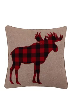 Budget 🛒 Levtex Home Lodge Sparkle Moose Pillow 🔔