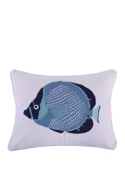 Cheapest 👏 Levtex Home Camps Bay Fish Pillow ⭐ -Cheap Levtex Store Belk 2160