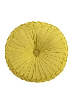 Flash Sale 😍 Levtex Viviana Round Ochre Pillow 🛒 -Cheap Levtex Store Belk 2164