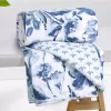 Discount 💯 Levtex Home Linnea Blue Quilted Throw 🥰 -Cheap Levtex Store Belk 2189