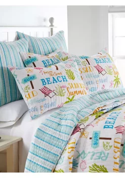 Best deal 🔥 Levtex Beach Days Quilt Set ⌛ -Cheap Levtex Store Belk 219