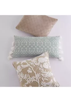 Discount 🤩 Levtex Home Cozette Embroidered Pillow ✨ -Cheap Levtex Store Belk 2218