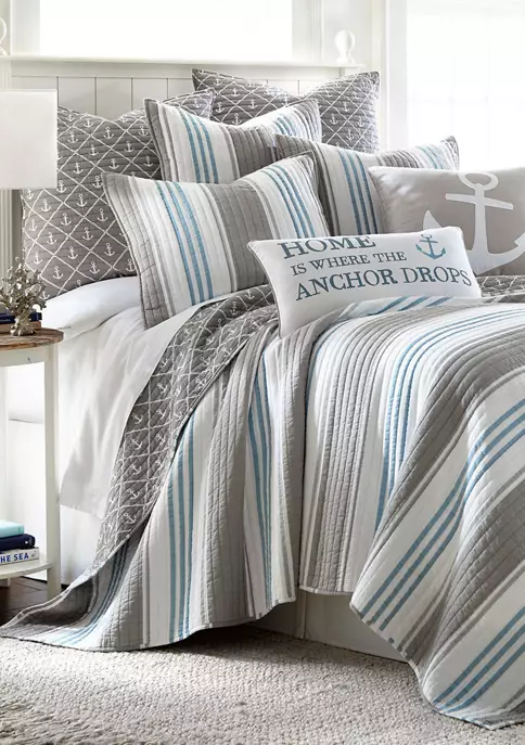 Cheapest 🥰 Levtex Home Provincetown Twin Quilt 🔥 3 Cheapest 🥰 Levtex Home Provincetown Twin Quilt 🔥