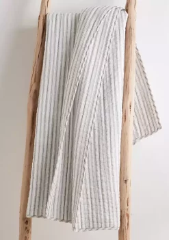 Best reviews of 💯 Levtex Home Tobago Stripe Taupe Quilted Throw 👍 -Cheap Levtex Store Belk 2231