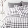Deals ✨ Levtex Home Elijah Gray Gingham Full/Queen Quilt Set 👏 -Cheap Levtex Store Belk 2286