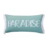 Budget 🥰 Levtex Home Paradise Pillow with Fringe Trim ⌛ -Cheap Levtex Store Belk 2299