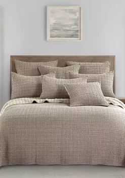Best Sale 👏 Levtex Home Mills Waffle Adobe King Bedspread Set 💯 -Cheap Levtex Store Belk 23