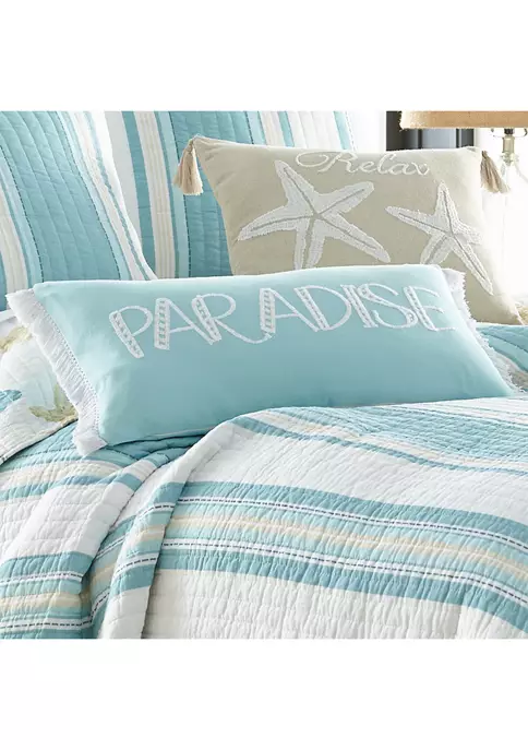 Budget π₯° Levtex Home Paradise Pillow with Fringe Trim β 4 Budget π₯° Levtex Home Paradise Pillow with Fringe Trim β - Image 2