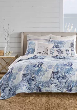 Best Pirce ✔️ Levtex Home Reef Dream Me You Sea Pillow 🎉 -Cheap Levtex Store Belk 2305