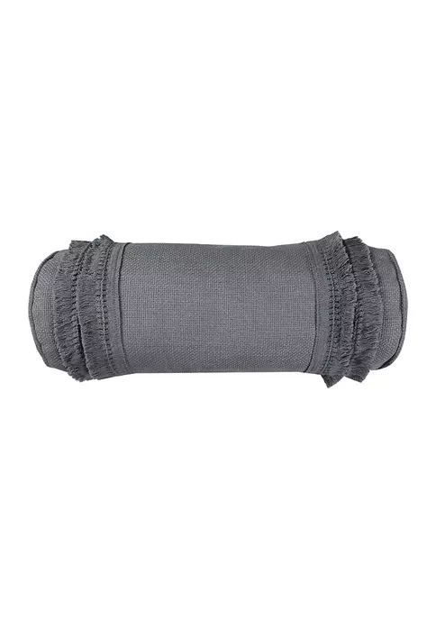 Hot Sale ๐ฏ Levtex Home Perla Gray Neckroll Pillow ๐งจ 3 Hot Sale ๐ฏ Levtex Home Perla Gray Neckroll Pillow ๐งจ