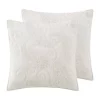Promo 🤩 Levtex Home Cream Velvet Euro Sham - Set of 2 🛒 -Cheap Levtex Store Belk 2357