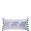 Deals 😀 Levtex Home Kavi Elephant Poms Pillow 🥰 -Cheap Levtex Store Belk 2372