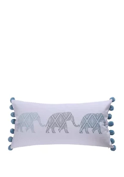 Deals ๐ Levtex Home Kavi Elephant Poms Pillow ๐ฅฐ