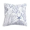Best Sale ⌛ Levtex Home Zuma Beach Coral Embroidered Pillow 😀 -Cheap Levtex Store Belk 2374
