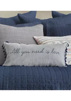 Best Pirce 💯 Levtex Home Mills All you Need is Love Pillow ✔️ -Cheap Levtex Store Belk 2383