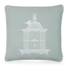 Budget 👏 Levtex Octavio Teal Birdcage Pillow ✔️ -Cheap Levtex Store Belk 2410