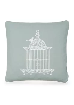 Budget 👏 Levtex Octavio Teal Birdcage Pillow ✔️
