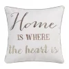 Buy 🔥 Levtex Home Angelina Linen Home Heart Tassel Pillow ✔️