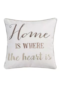 Buy 🔥 Levtex Home Angelina Linen Home Heart Tassel Pillow ✔️