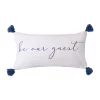 Hot Sale 👍 Levtex Lillian Be Our Guest Pillow 🎉 -Cheap Levtex Store Belk 2457