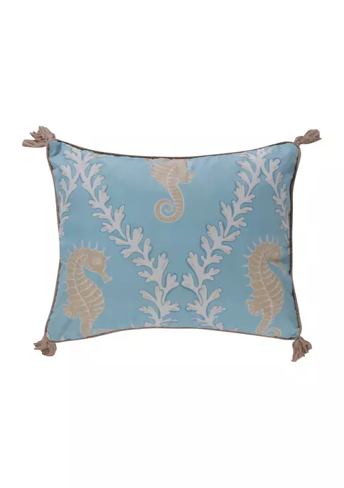 Outlet ⌛ Levtex Kailua Quilted Tassel Pillow 😀 3 Outlet ⌛ Levtex Kailua Quilted Tassel Pillow 😀