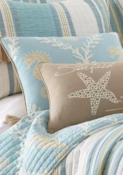 Outlet ⌛ Levtex Kailua Quilted Tassel Pillow 😀 8 Outlet ⌛ Levtex Kailua Quilted Tassel Pillow 😀 -Cheap Levtex Store Belk 2479