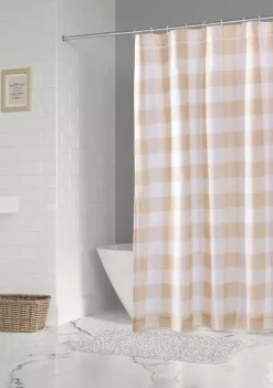 Best Sale 😉 Levtex Camden Taupe Shower Curtain ⌛
