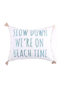 Hot Sale ๐ Levtex Home Stone Harbor Beach Time Pillow ๐