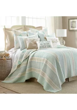 Hot Sale 😉 Levtex Home Stone Harbor Beach Time Pillow 👍 -Cheap Levtex Store Belk 2508