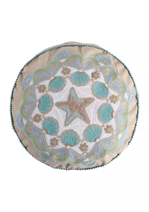 Promo 😍 Levtex Home Calafel Round Pillow ⭐ 3 Promo 😍 Levtex Home Calafel Round Pillow ⭐