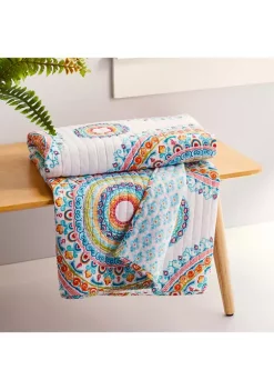 New 🤩 Levtex Home Mayla Quilted Throw 🔔 -Cheap Levtex Store Belk 2533
