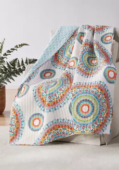 New 🤩 Levtex Home Mayla Quilted Throw 🔔 -Cheap Levtex Store Belk 2536