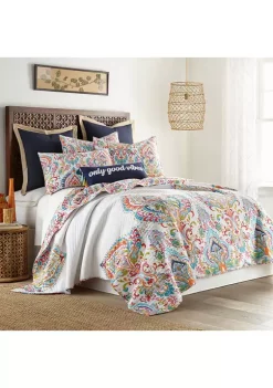 Wholesale 🥰 Levtex Home Formosa - Full/Queen Quilt Set 😍 -Cheap Levtex Store Belk 2543