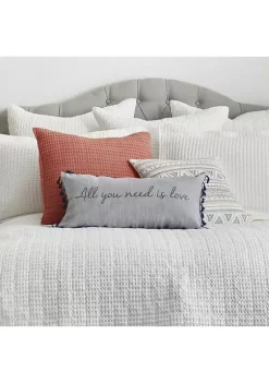 Flash Sale 😀 Levtex Home Mills Waffle Square Pillow 👏 9 Flash Sale 😀 Levtex Home Mills Waffle Square Pillow 👏 -Cheap Levtex Store Belk 2549