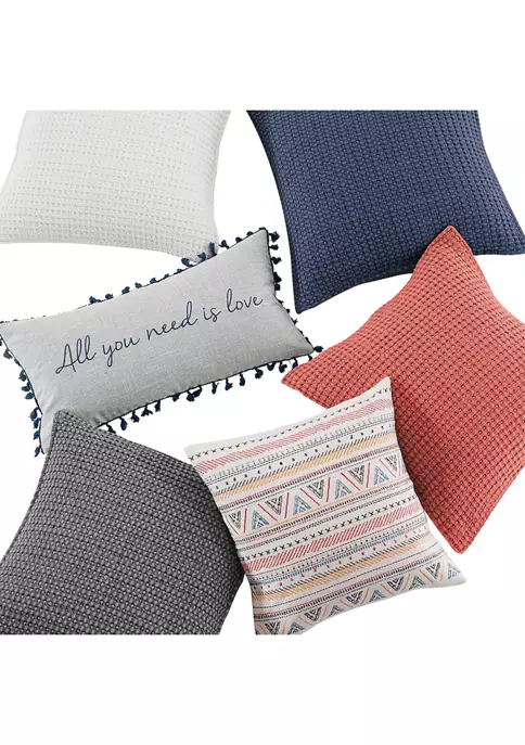 Flash Sale 😀 Levtex Home Mills Waffle Square Pillow 👏 6 Flash Sale 😀 Levtex Home Mills Waffle Square Pillow 👏 - Image 4