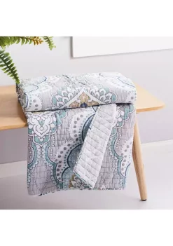 Flash Sale 🛒 Levtex Home Olyria Coral Quilted Throw 😉 -Cheap Levtex Store Belk 2557