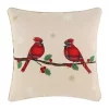 Best reviews of 😉 Levtex Home Mills Waffle Red Merry Birds Pillow - 18" x 18" 🔔 -Cheap Levtex Store Belk 2578