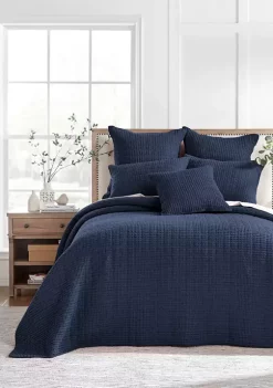 Best Sale 👏 Levtex Home Mills Waffle Adobe King Bedspread Set 💯 -Cheap Levtex Store Belk 26