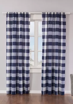 Cheapest 🤩 Levtex Set of 2 Camden Navy Drape Panels 😉 -Cheap Levtex Store Belk 2647