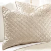 Discount ✨ Levtex Home Champagne Velvet Euro Sham set ✨ -Cheap Levtex Store Belk 2672