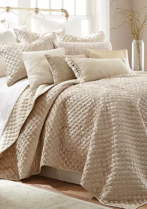 Discount ✨ Levtex Home Champagne Velvet Euro Sham set ✨ 4 Discount ✨ Levtex Home Champagne Velvet Euro Sham set ✨ - Image 2