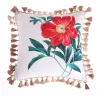 Coupon 🌟 Levtex Malena Floral Rose Pillow with Tassels 🤩